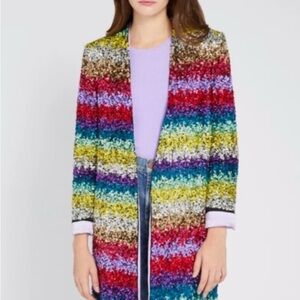 alice + olivia Multicolor Sequin jacket